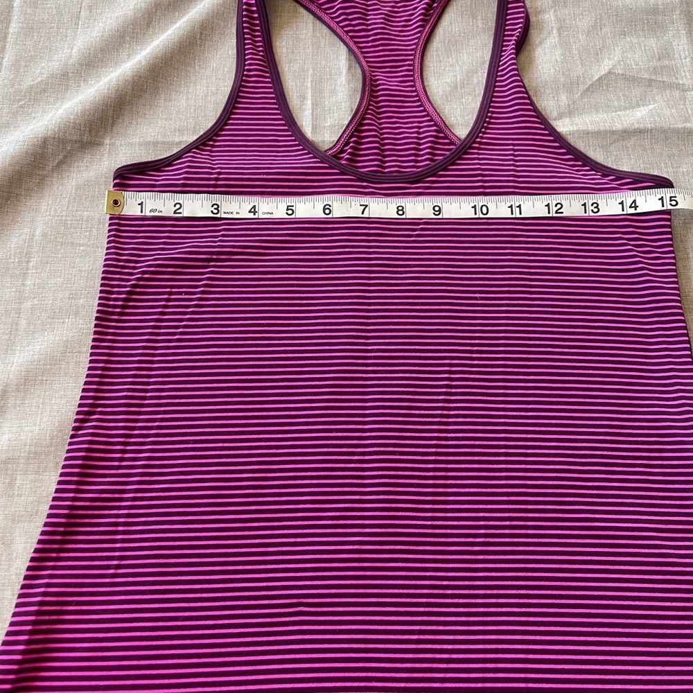 Lululemon Striped Racerback Tank - Picture 5 of 5